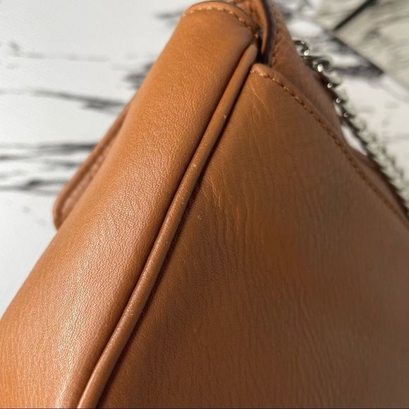 Michael Kors Chain Brown Crossbody Shoulder Bag - Picture 8 of 11